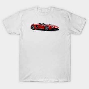 Aventador J Cartoon T-Shirt